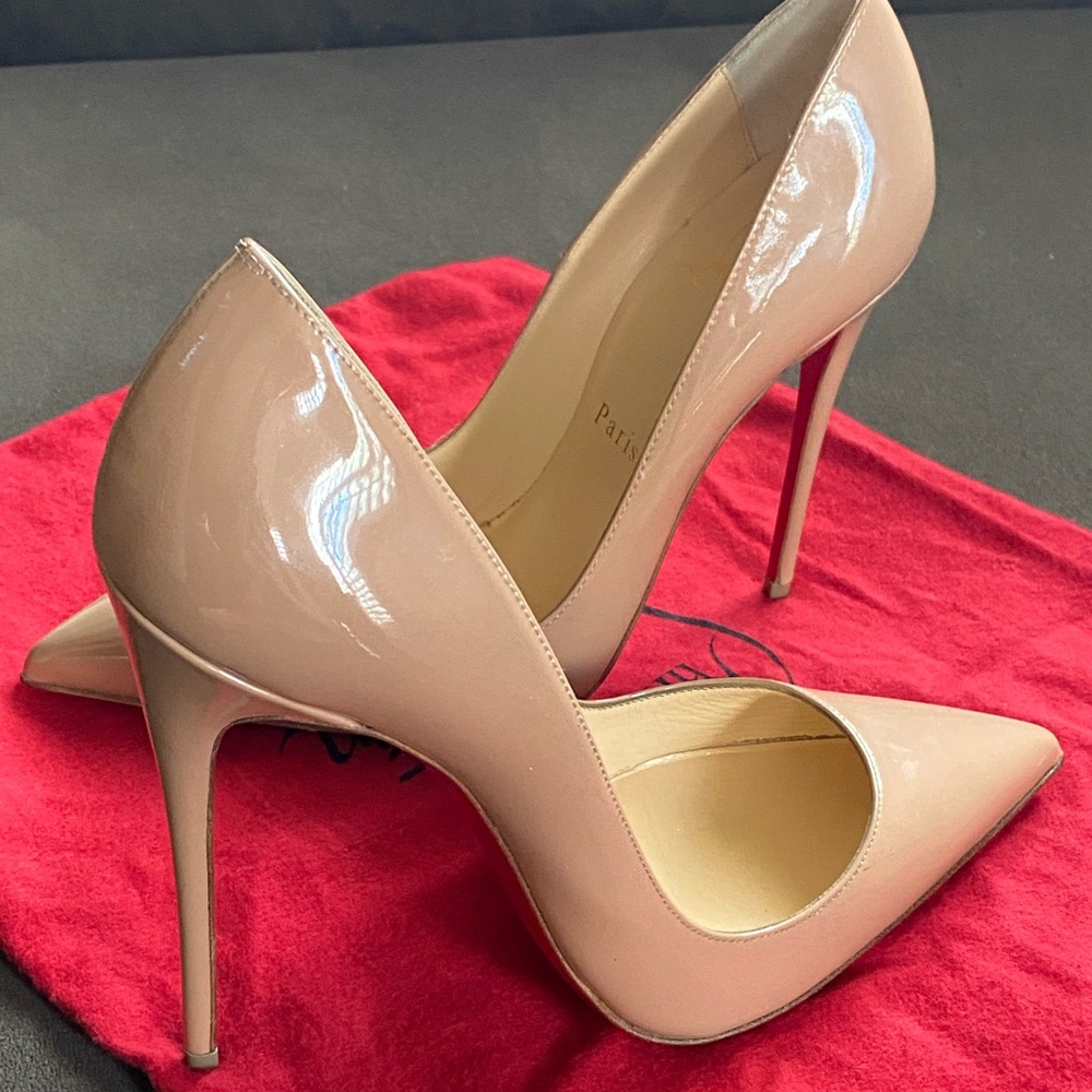 Christian Louboutin New So Kate Nude 36.5